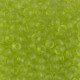Miyuki seed beads 6/0 - Matte transparent chartreuse 6-143F